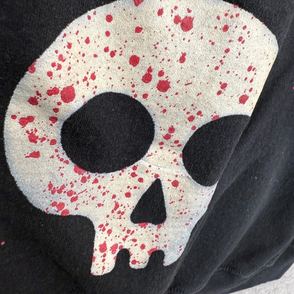 Knotts Scary Farm Hoodie Sweatshirt Mens 2XL Skulls Bones Horror Halloween Black - Picture 8 of 8